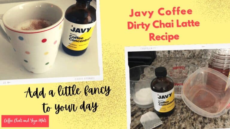 ☕ Time for a coffee break? Tea time? Try this Javy Coffee Dirty Chai Latte Recipe!