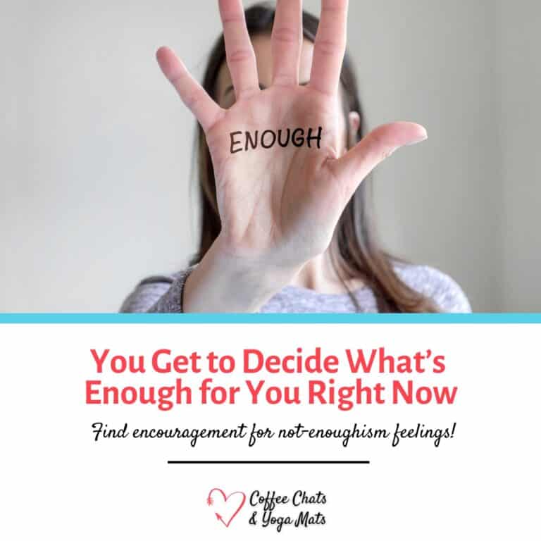 Good enough is… good enough! (and that’s okay)