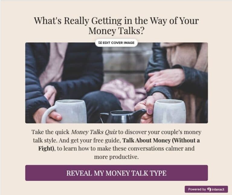 Discover your money style  = resource from my friend, Dee